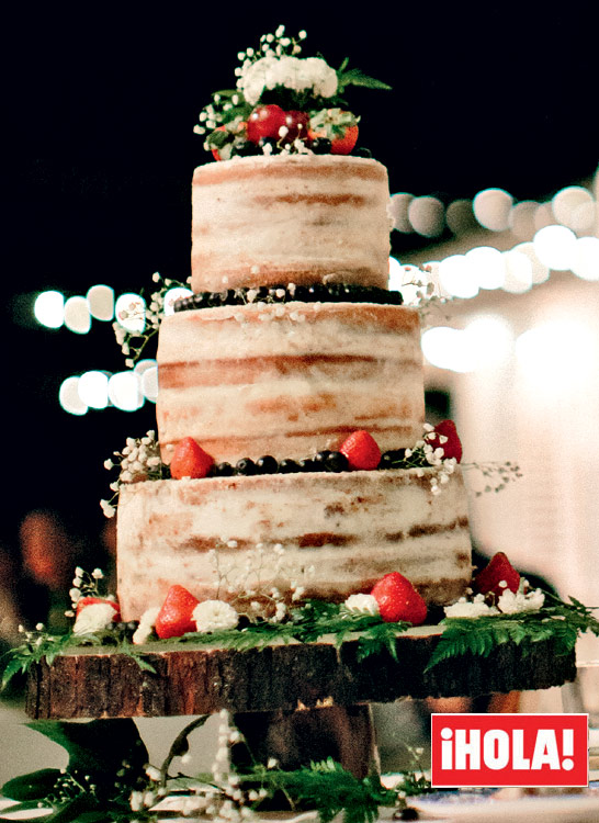 La Espectacular Tarta Naked Cake De La Boda De Ana Boyer Y Fernando