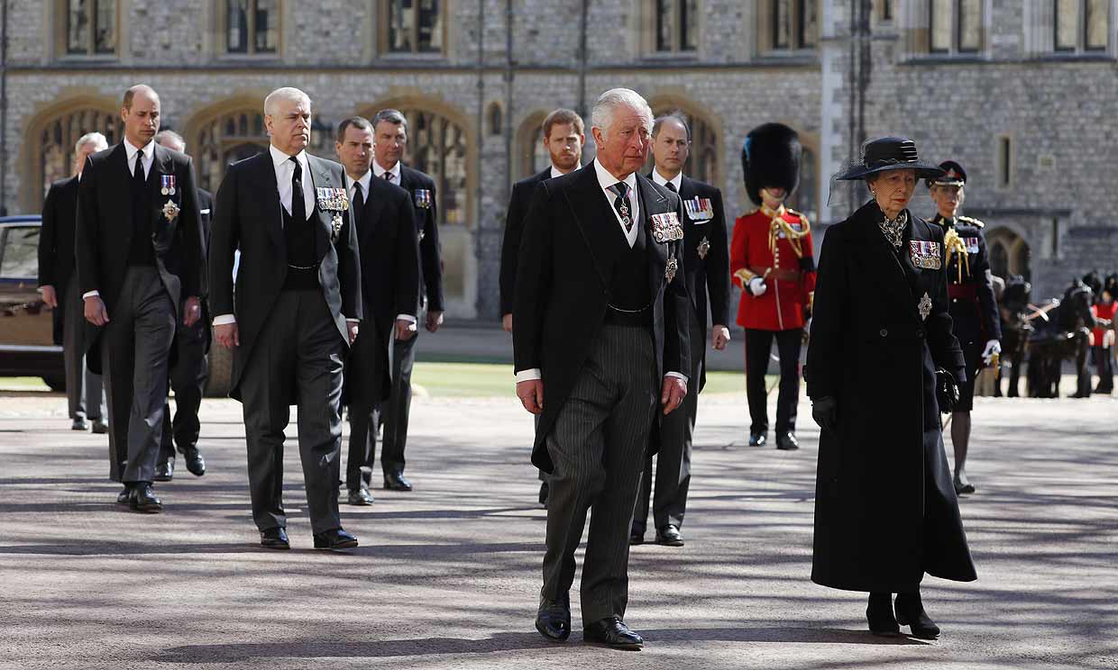 Quién es quién en la procesión funeraria del Duque de Edimburgo?