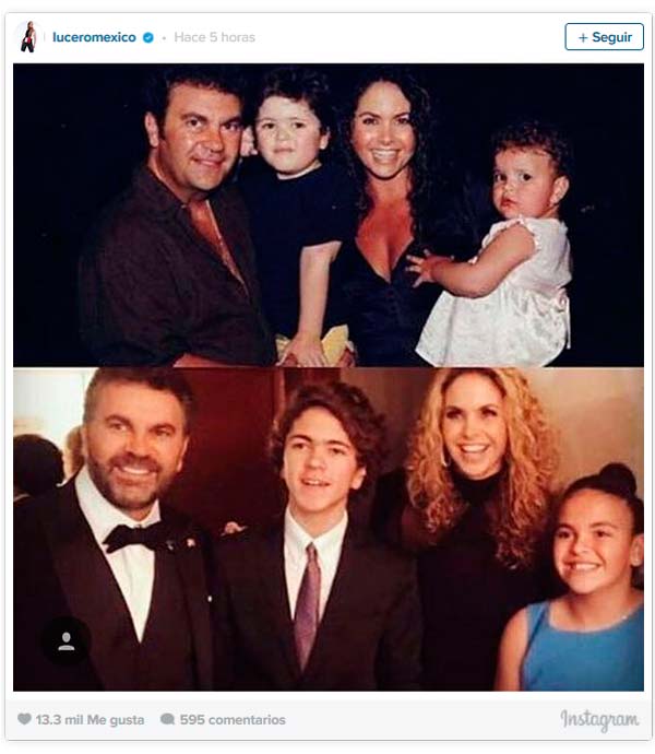 Lucero, orgullosa de su familia, presume cuánto han 