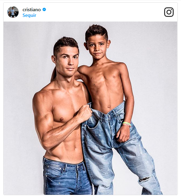 El debut de Cristiano Ronaldo Jr. en Instagram que confundió a sus fans