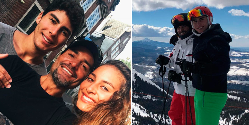 ¡Aventura en la montaña! Chayanne y sus hijos disfrutan de ...