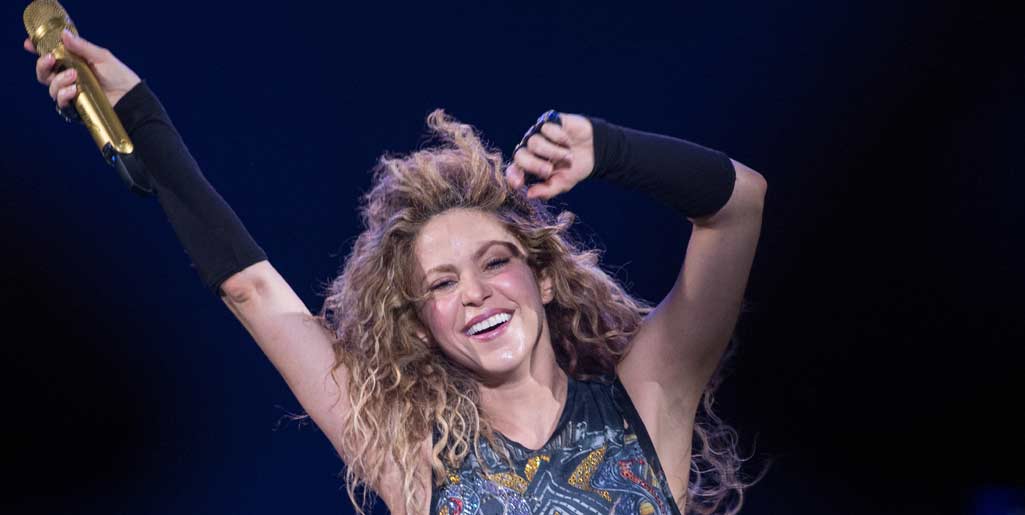 La Celebración De Shakira Tras La Victoria De Colombia