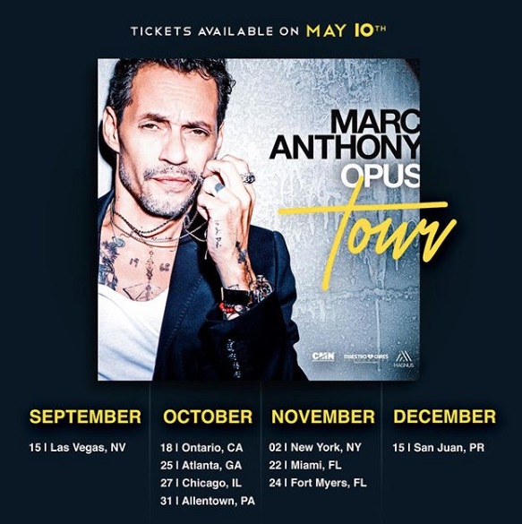 Marc Anthony nuevo disco y nueva gira