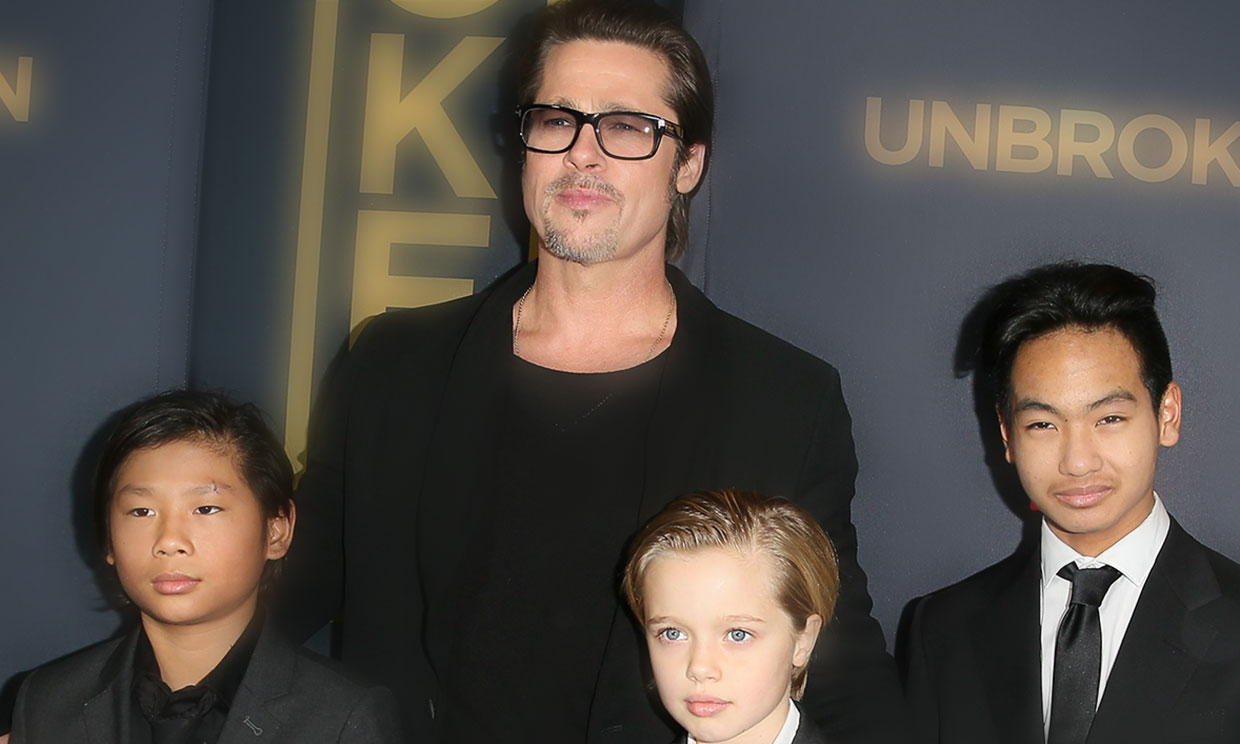 Brad Pitt reúne a todos sus hijos, incluido Maddox, en el cumpleaños de