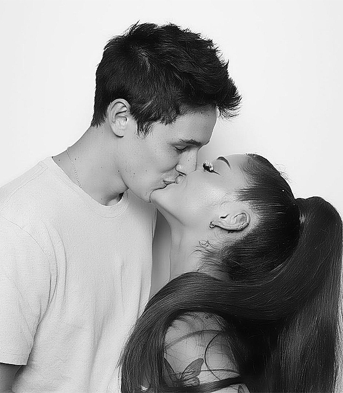 Ariana Grande: primer posado con su novio - Foto 1