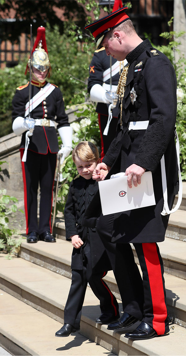 George uniforme boda Príncipe Harry