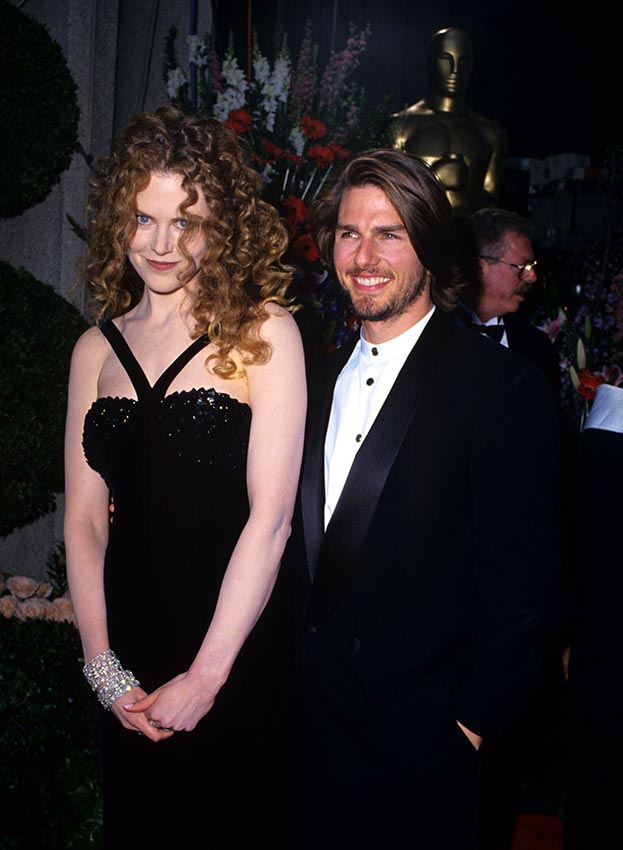 Tom Cruise y Nicole Kidman en los Oscar del año 1994