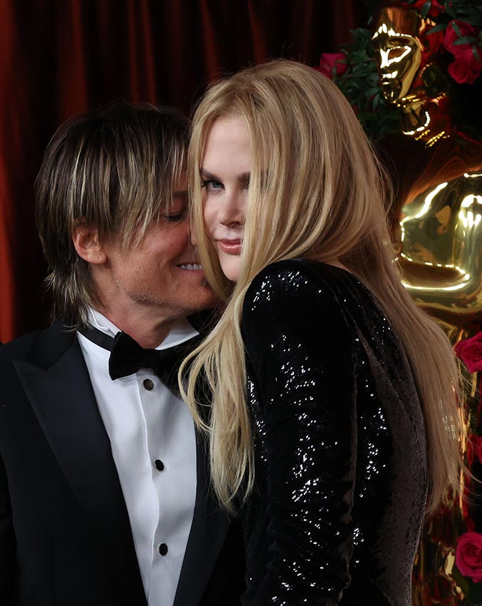 Nicole Kidman y Keith Urban en los Oscars 2023