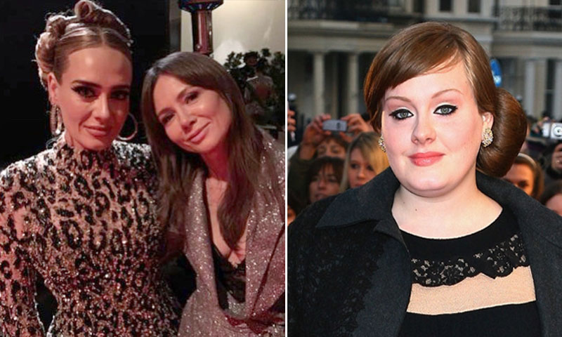 Resultado de imagen para La foto de Adele en una fiesta tras los Oscar que impactó a todos