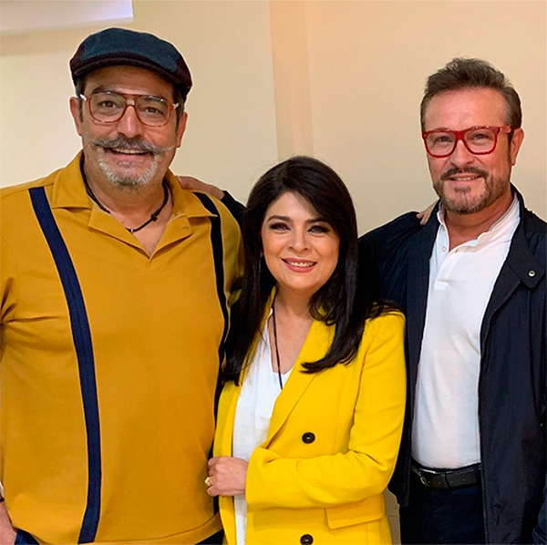 Victoria Ruffo, Omar Fierro y Arturo Peniche