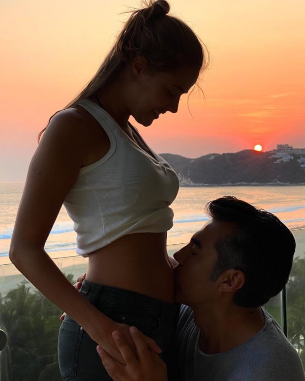 Adrián Uribe y Thuany Martins esperan su primer bebé en común