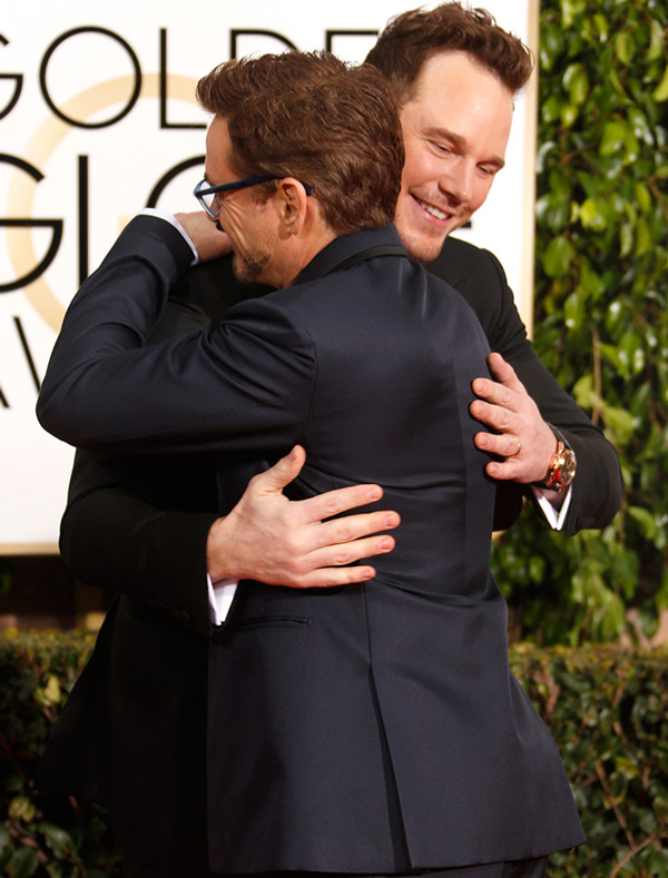 Chris Pratt y Robert Downey Jr