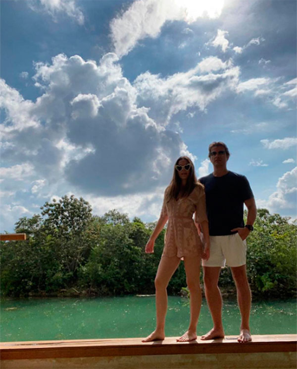 Ximena Navarrete y Juan Carlos Valladares, vacaciones Riviera Maya