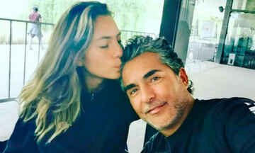 Raúl Araiza y su hija Camila