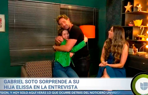 Gabriel Soto Y Geraldine Bazan Testigos De La Primera Entrevista Como Actriz De Su Hija Elissa Marie