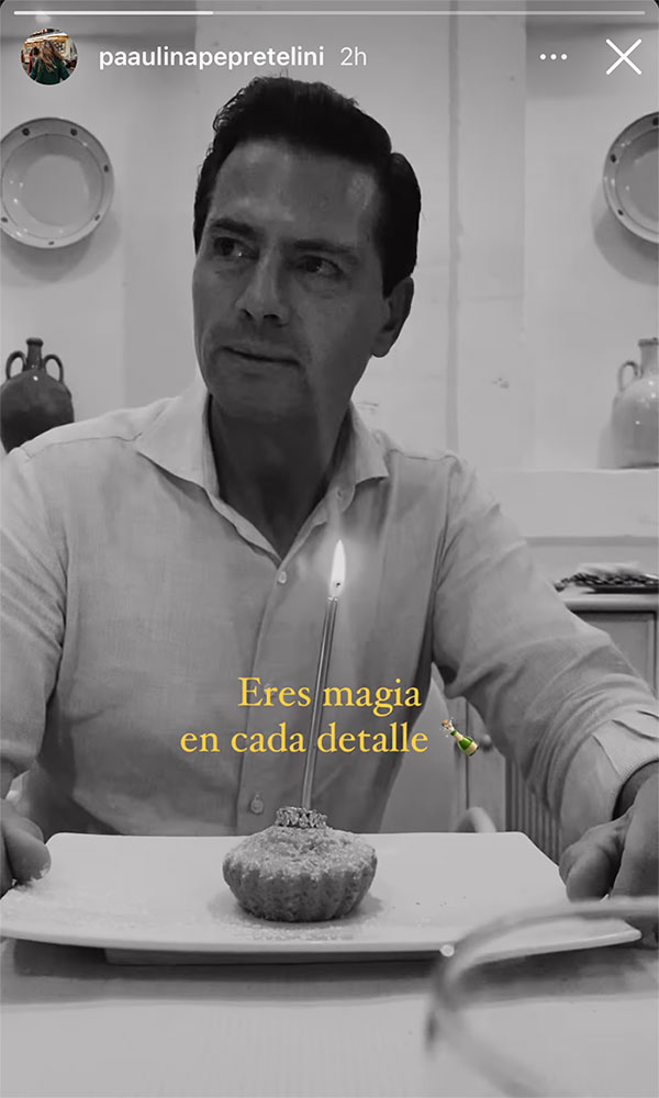 Enrique Peña Nieto en su cumpleaños