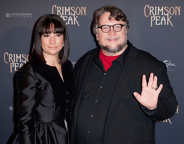 Guillermo del Toro y Lorenza Newton