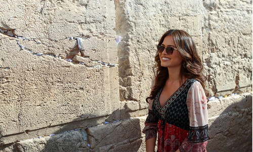 Andrea Meza, encantada con su especial visita a Israel