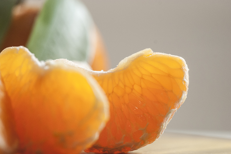 Cubitos de hielo de mandarina Orri