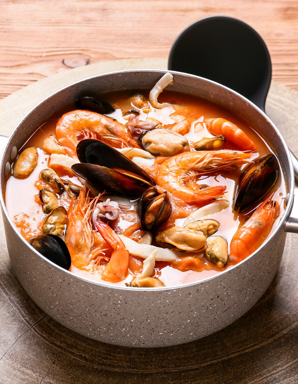 Cacciucco, sopa de pescado toscana