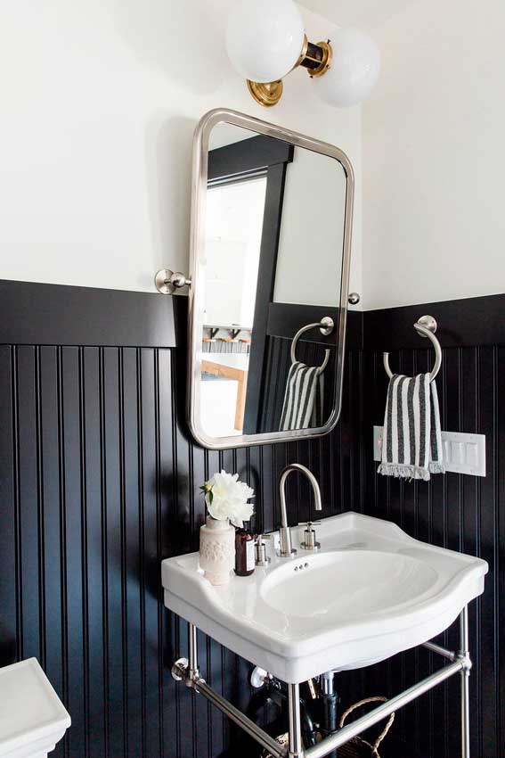 Baños decorados con toques en negro - Foto 9