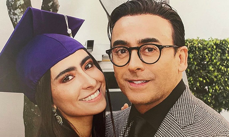 Adal Ramones comparte orgulloso una imagen de su hija Paola en su graduación