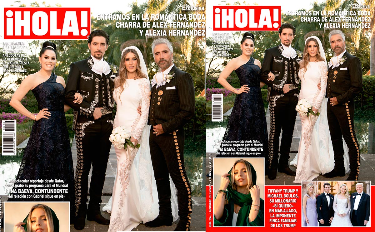 Álex Fernández y Alexia Hernández, en ¡HOLA! entramos en su romántica boda  charra