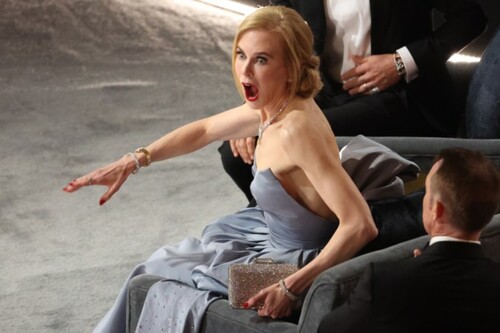 Nicole Kidman y sus reacciones virales a las que se le ha sumado la de los Oscars 2022