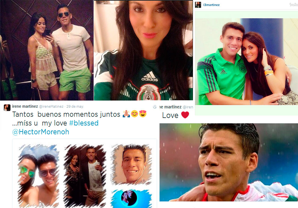 Tras el gran partido de la Selección, Héctor Moreno presume su amor desde Brasil