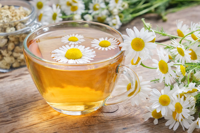 infusión de camomila