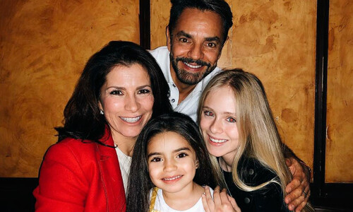 Eugenio Derbez reunió a sus dos chicas: su hija Aitana y Loreto Peralta