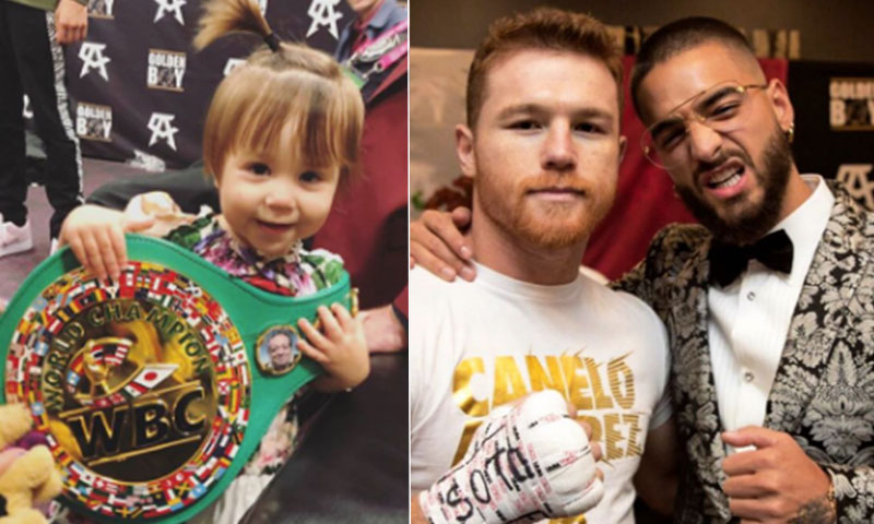 Su hija, Maluma, Jacky y más famosos celebran con Canelo ...