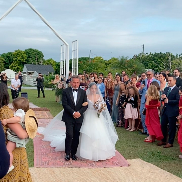 Ricardo Montaner, el papá más orgulloso al entregar a su hija en el altar –  La Nación