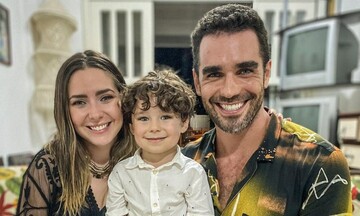 Ariadne Díaz y Marcus Ornellas celebran cinco años de amor con su hijo Diego como protagonista