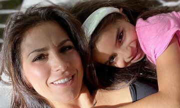 Alessandra Rosaldo y su hija Aitana 