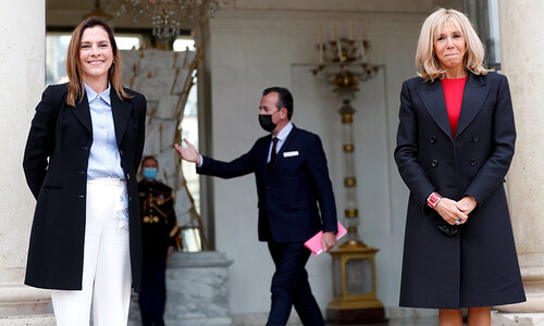 El encuentro entre Beatriz Gutiérrez Müller y Brigitte Macron