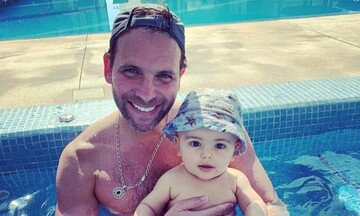 Pato Borguetti y su hijo Rocco