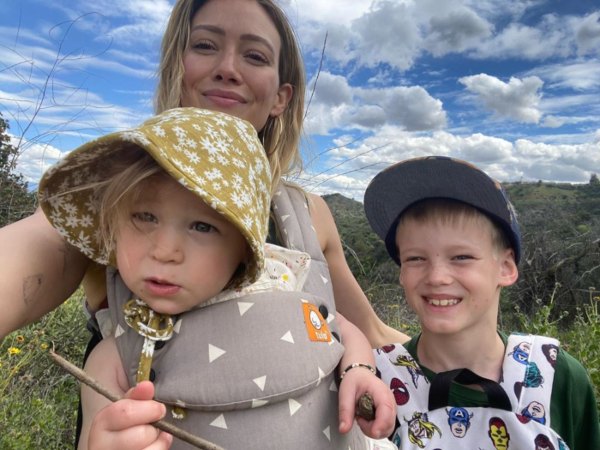 Hilary Duff y sus hijos