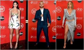 JLo, Dua Lipa, Maluma... los mejores looks de la 'red carpet' de los American Music Awards