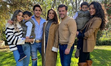 Biby Gaytán, Eduardo Capetillo y sus cinco hijos