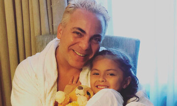 Cristian Castro y su hija Rafaela
