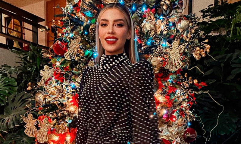Michelle Salas returned to Mexico to celebrate Christmas with the Pinal dynasty