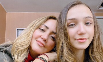 Andrea Legarreta y sus hija Nina