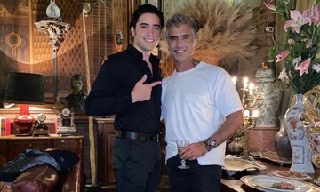 Alejandro Fernández y su hijo Alex Fernández