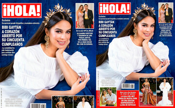 Bibi Gaytán portada de la revista ¡HOLA!
