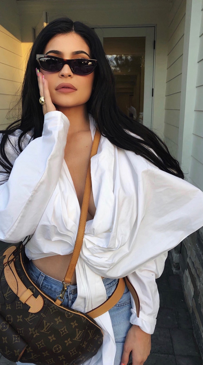 Kylie Jenner y el casi millón que se gastó en 2 cangureras de Louis