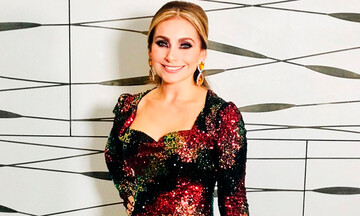 El resplandeciente vestido de gala de Elizabeth Álvarez