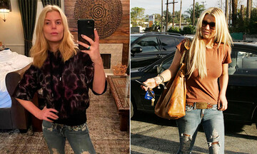 Jessica Simpson celebra sus 40 años probándose unos jeans de cuando tenía 26