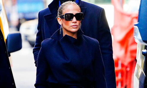 De abrigo, ¿y pants? Jennifer Lopez y su nuevo look neoyorkino