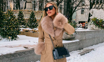 La bolsa Chanel con la que Michelle Salas brilló en la nieve de Central Park